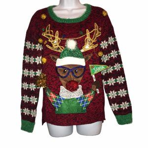 NWT United States Sweaters Reindeer Christmas M